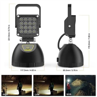 रिचार्जेबल बैटरी चालित एलईडी वर्क लाइट्स