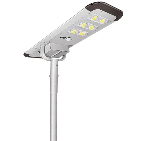 60W सभी एक सौर स्ट्रीट लाइट में