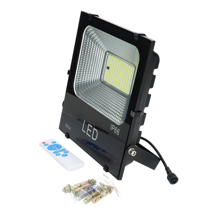 इनडोर और आउटडोर के लिए 100W सोलर एलईडी फ्लडलाइट