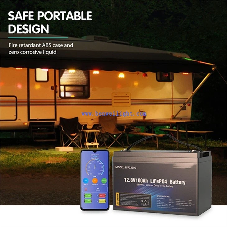 12v 100ah लिथियम आयन बैटरी