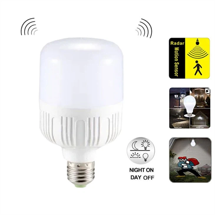 20W मोशन एक्टिवेटेड डस्क टू डॉन सिक्योरिटी लाइट बल्ब