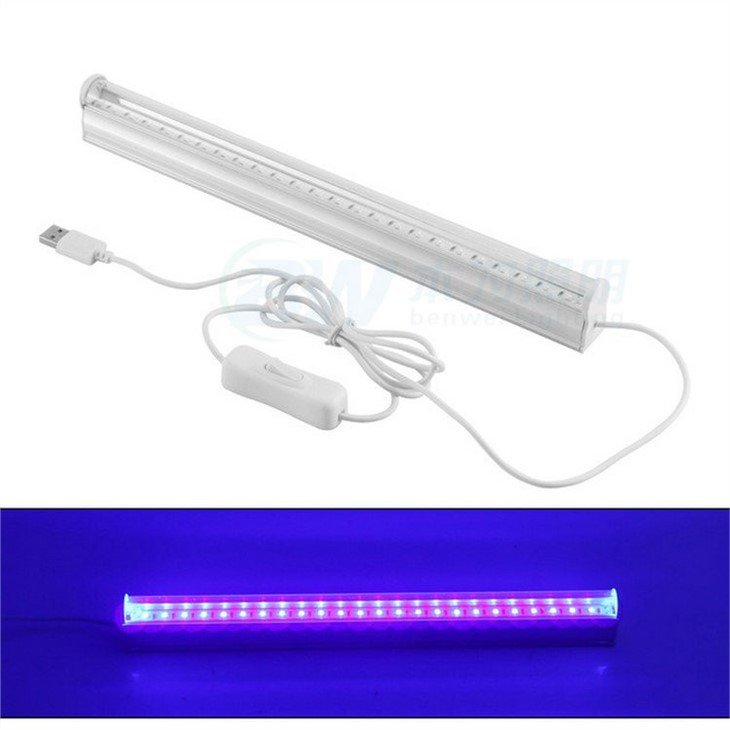 LED fluorescent UV black light tube bulb