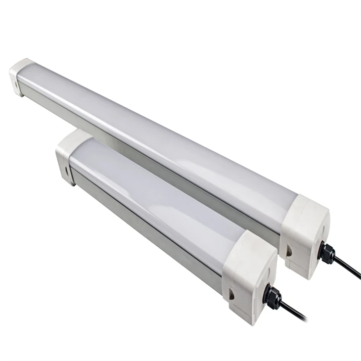 140LM/W Microwave Sensor LED Triproof Lights 40W/60W IP65