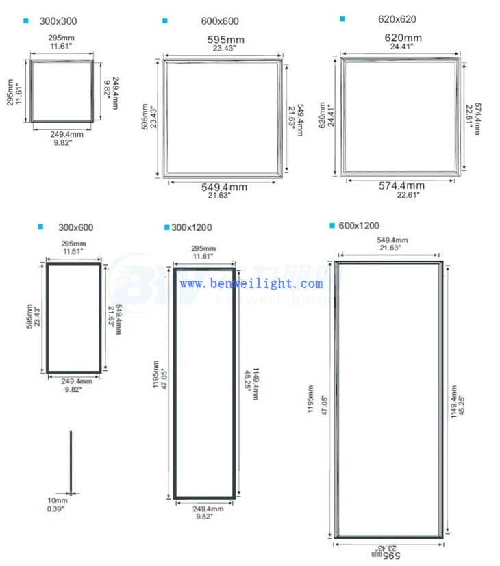 2x4 led flat panel 4000k