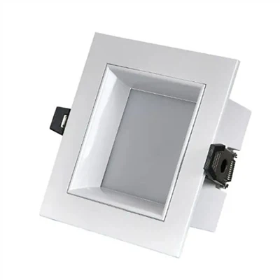 चौकोर/गोल एलईडी डाउनलाइट - AC110V/220V रिसेस्ड सीलिंग लाइट