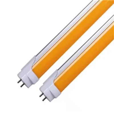 पीला कवर ट्यूब एलईडी लाइट्स एंटी यूवी 20W